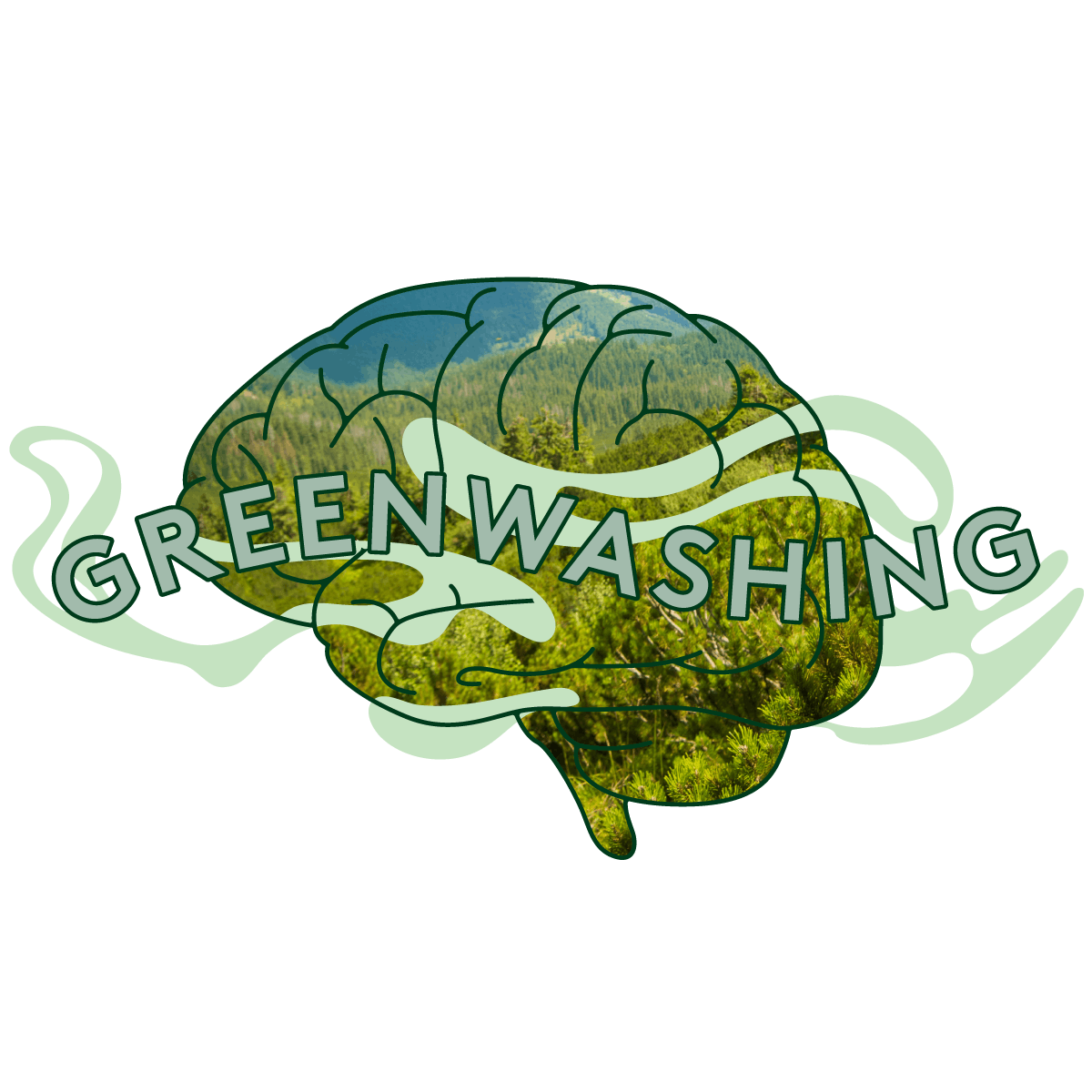 greenwashing collage