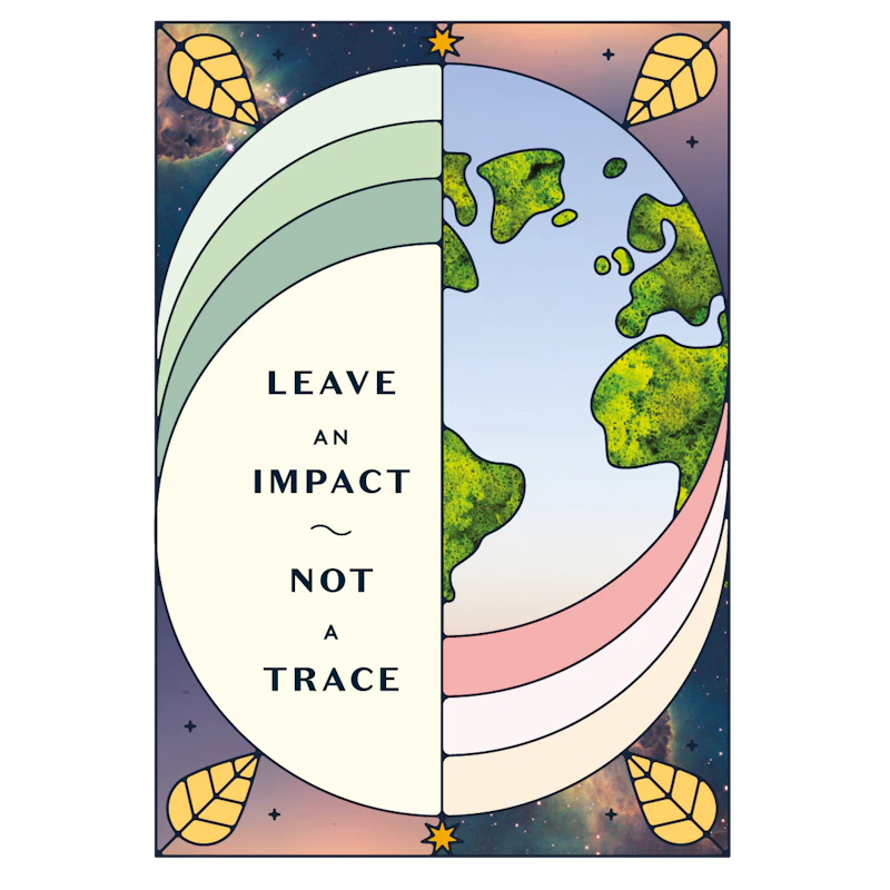 leave an impact not a trace