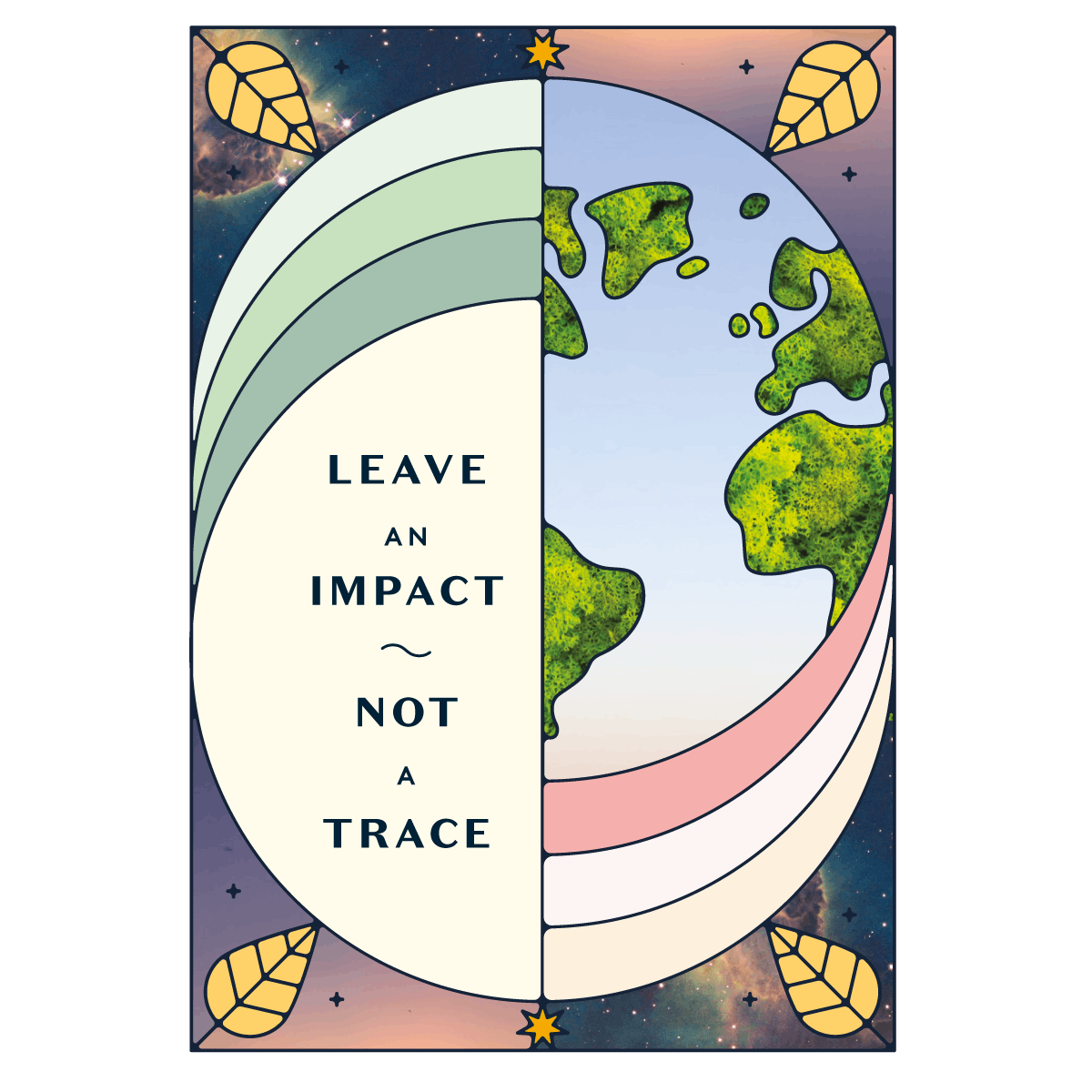 leave an impact not a trace