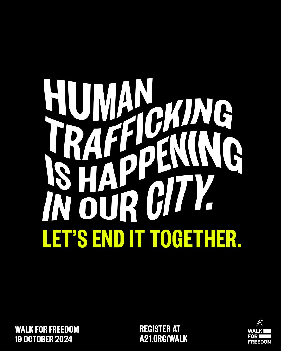 a21 human trafficking poster