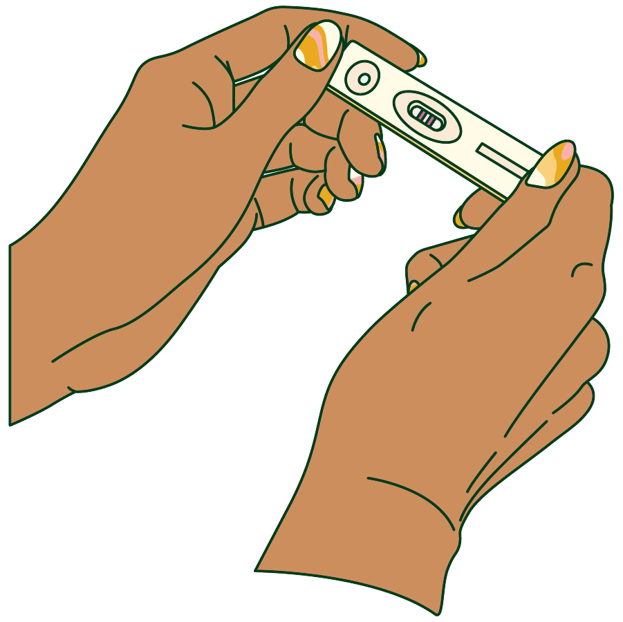 pregnancy test illustration