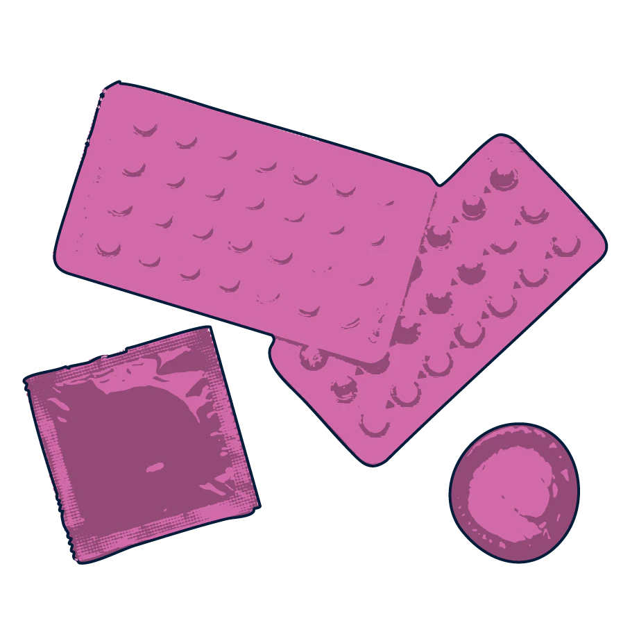 contraceptives illustration