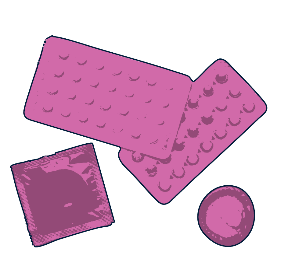 contraceptives illustration