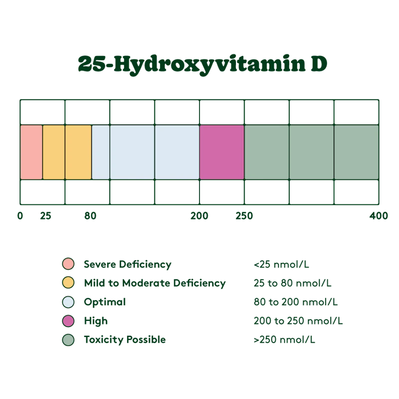 vitamin d chart