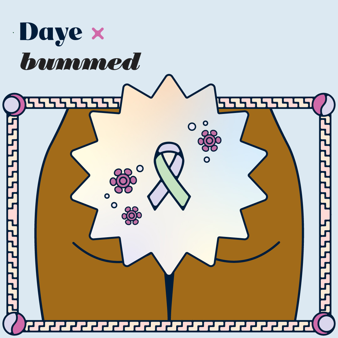 daye x bummed anal cancer partnership