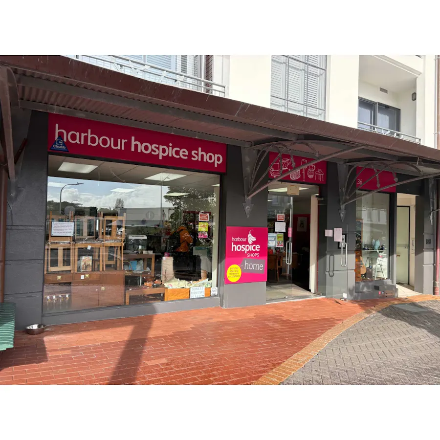Harbour Hospice Home, a little shop stacked with curiosities.