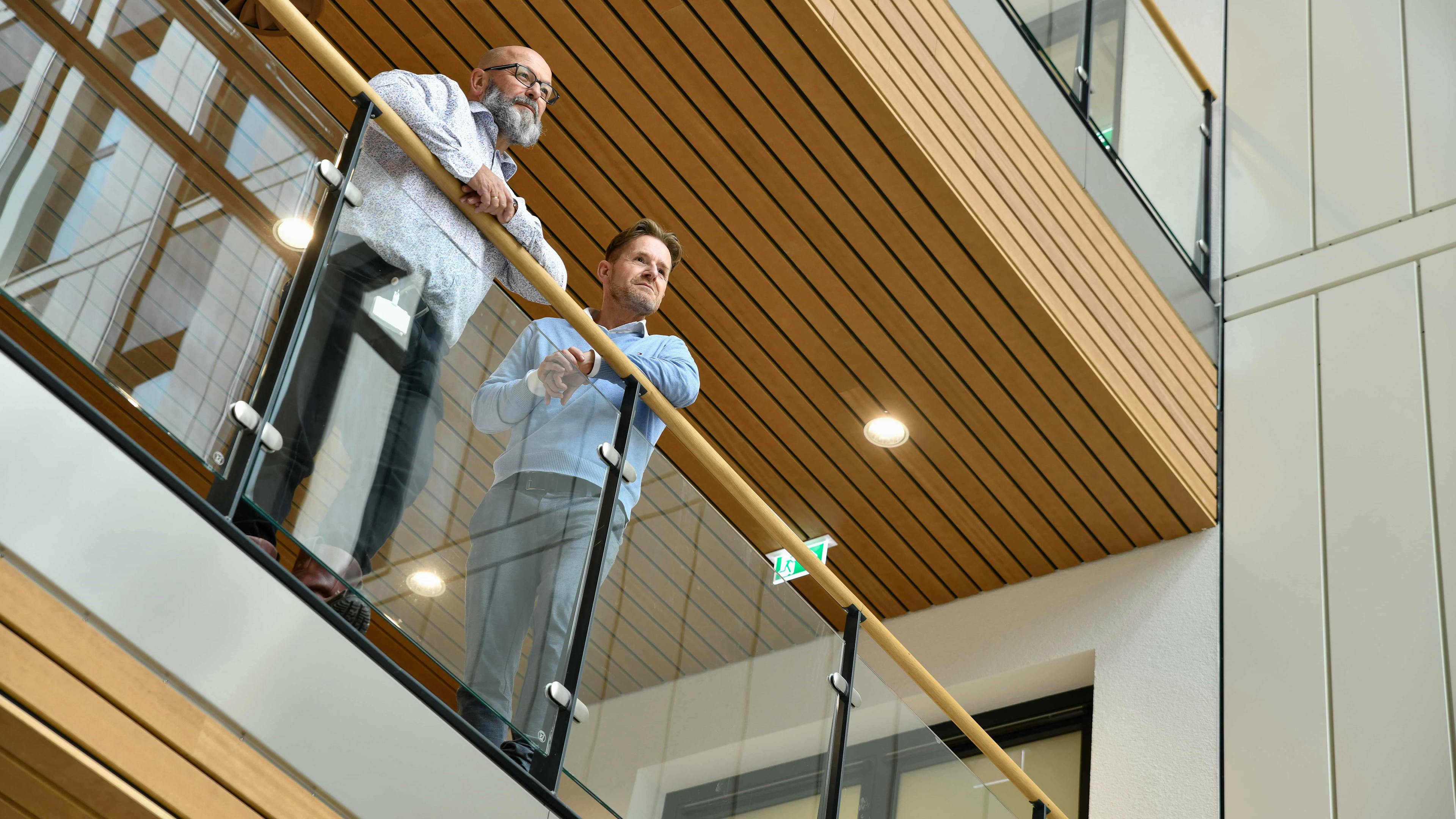 Teije van den Heuvel en Dion Holvast