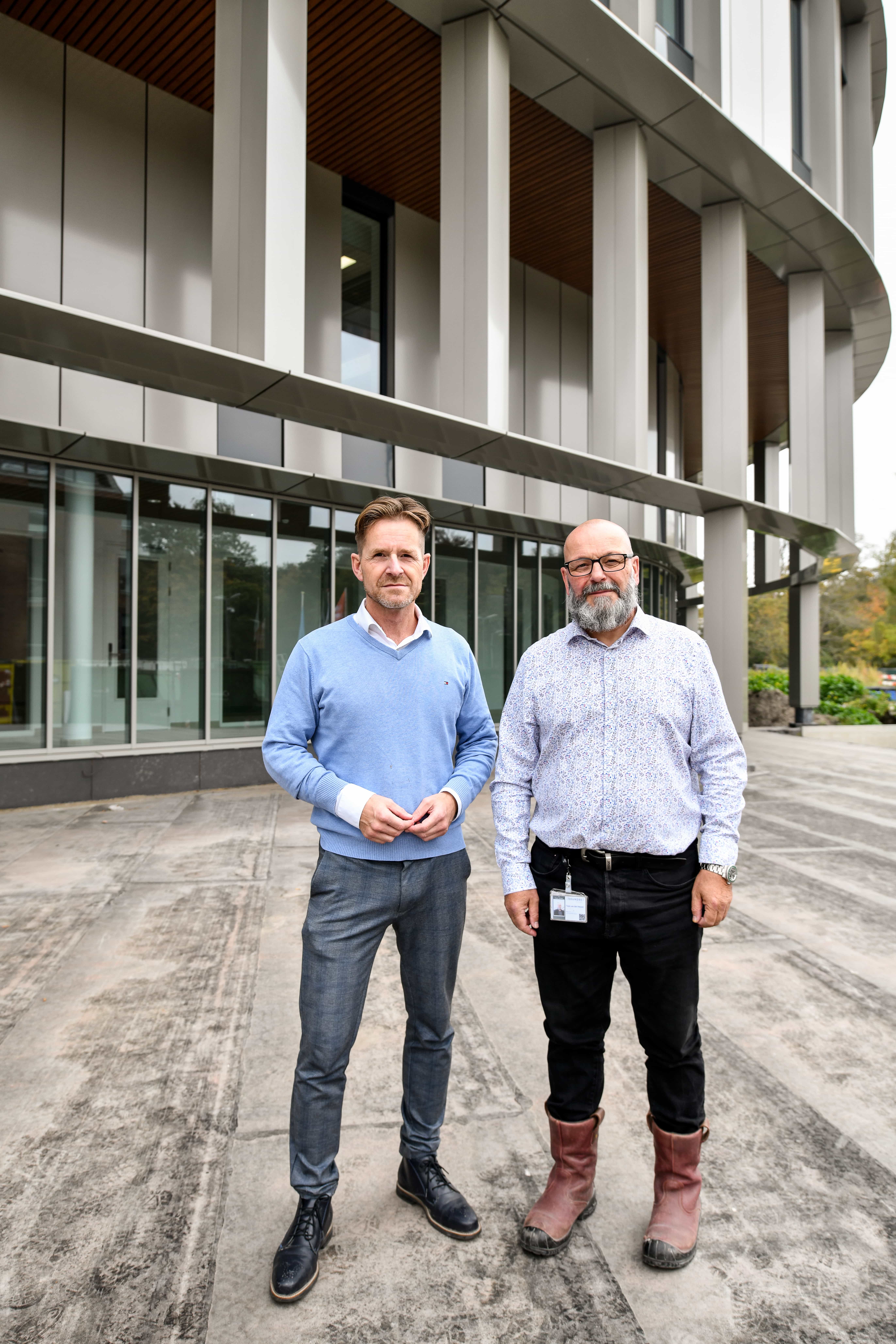 Teije van den Heuvel en Dion Holvast