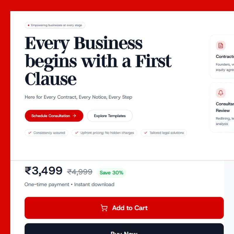 First Clause showcase