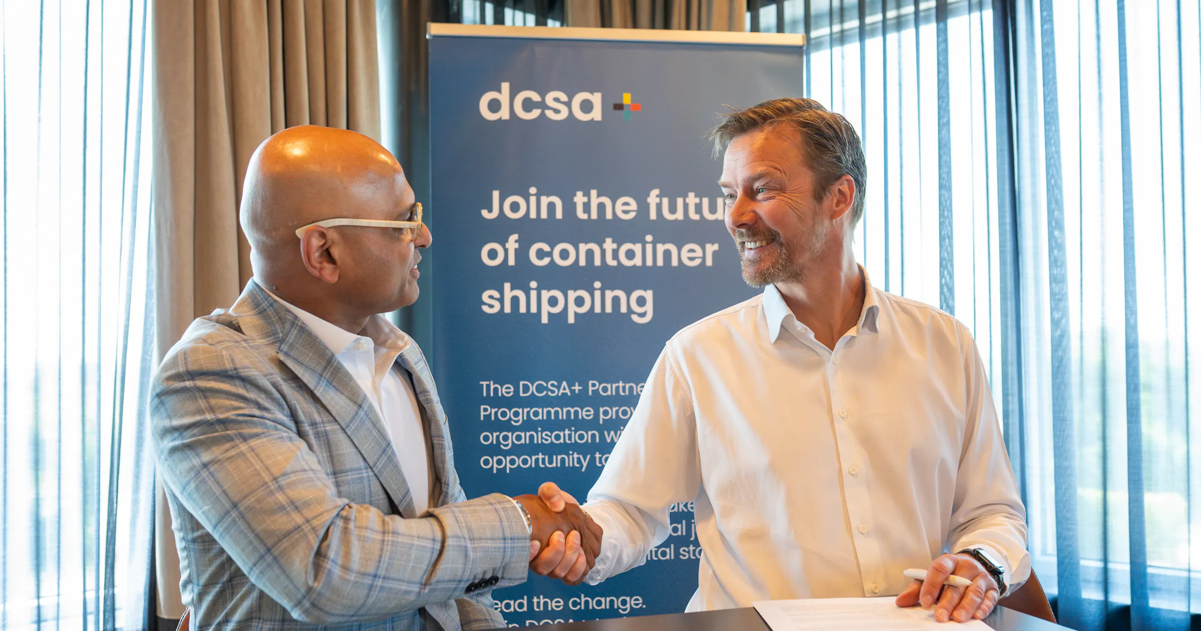 Dcsa Sticker WNS joins DCSA+ to drive adoption of digital standards in container ...