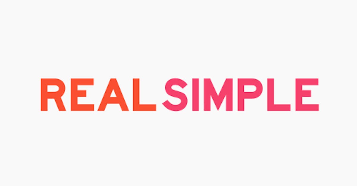Real Simple (@RealSimple) / X