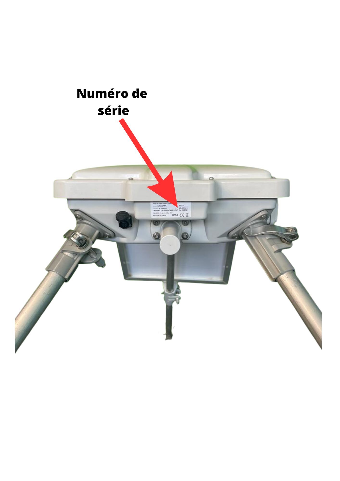 Emplacement numéro de série N°1