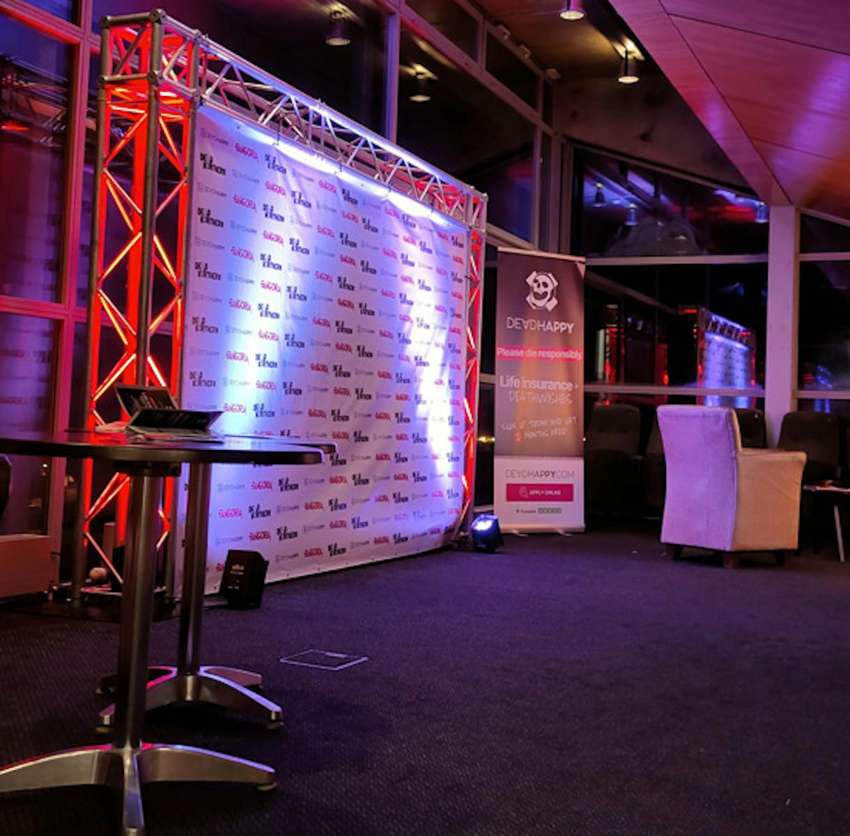 Dead Northern - Be part of the festival and have your photo taken with out guests at the Step and Repeat Banner