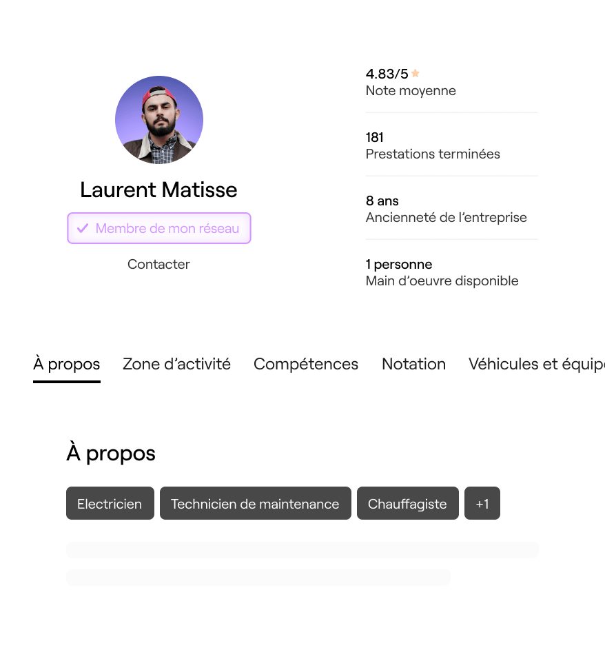 Pilotez votre réseau de prestataires