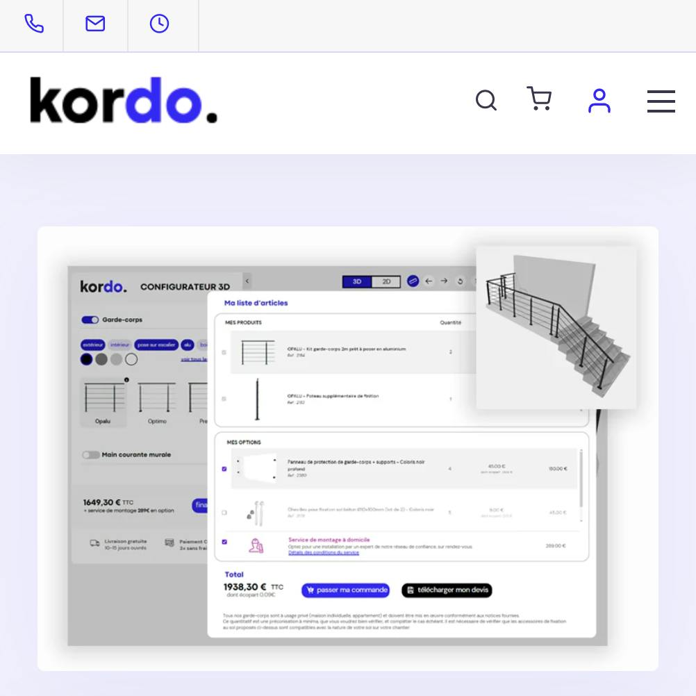 De la configuration 3D à l’installation à domicile : comment Kordo a intégré un service de pose fluide, rentable et fiscalement avantageux grâce à Dealt