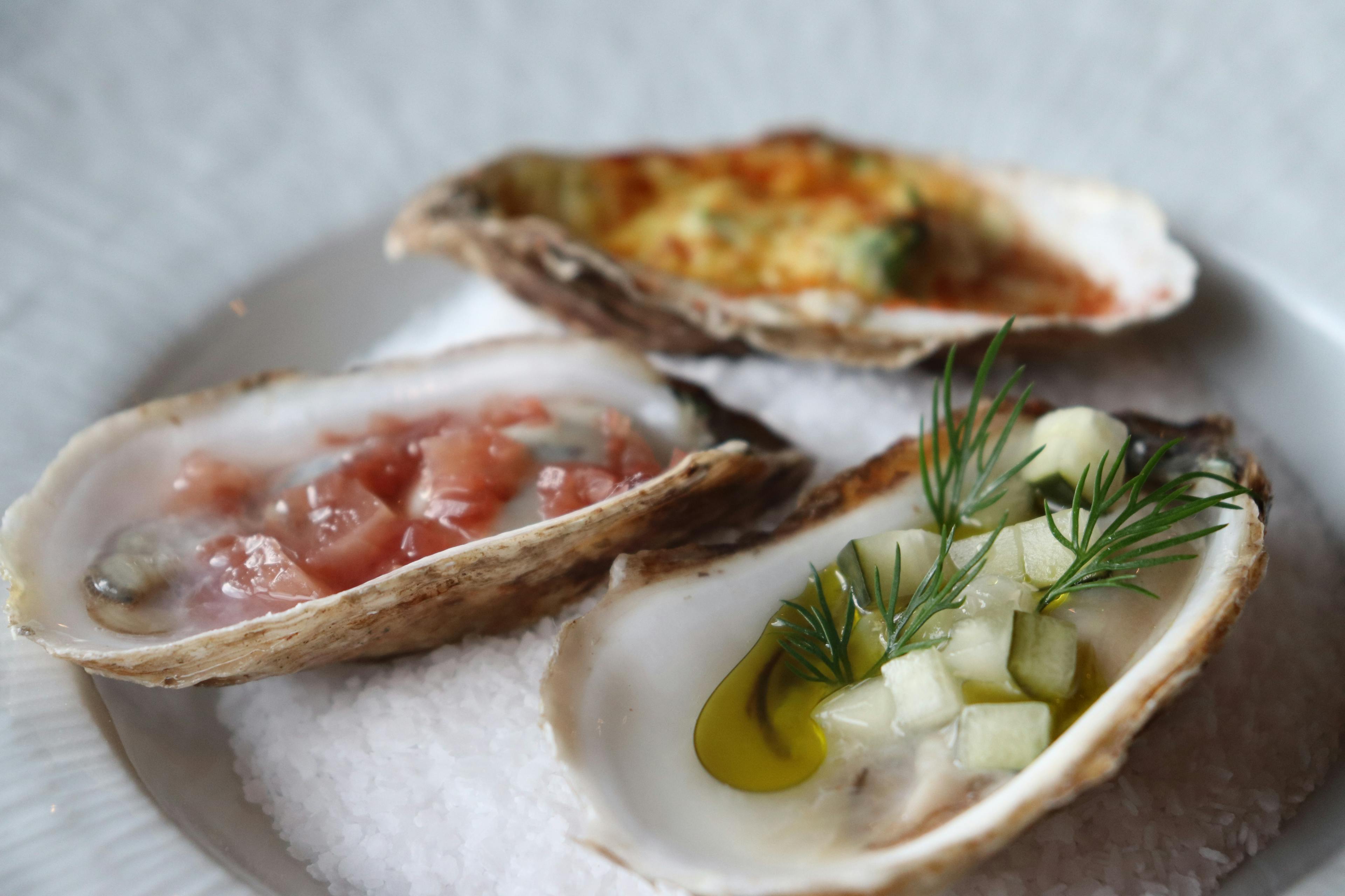 Trio of Oysters