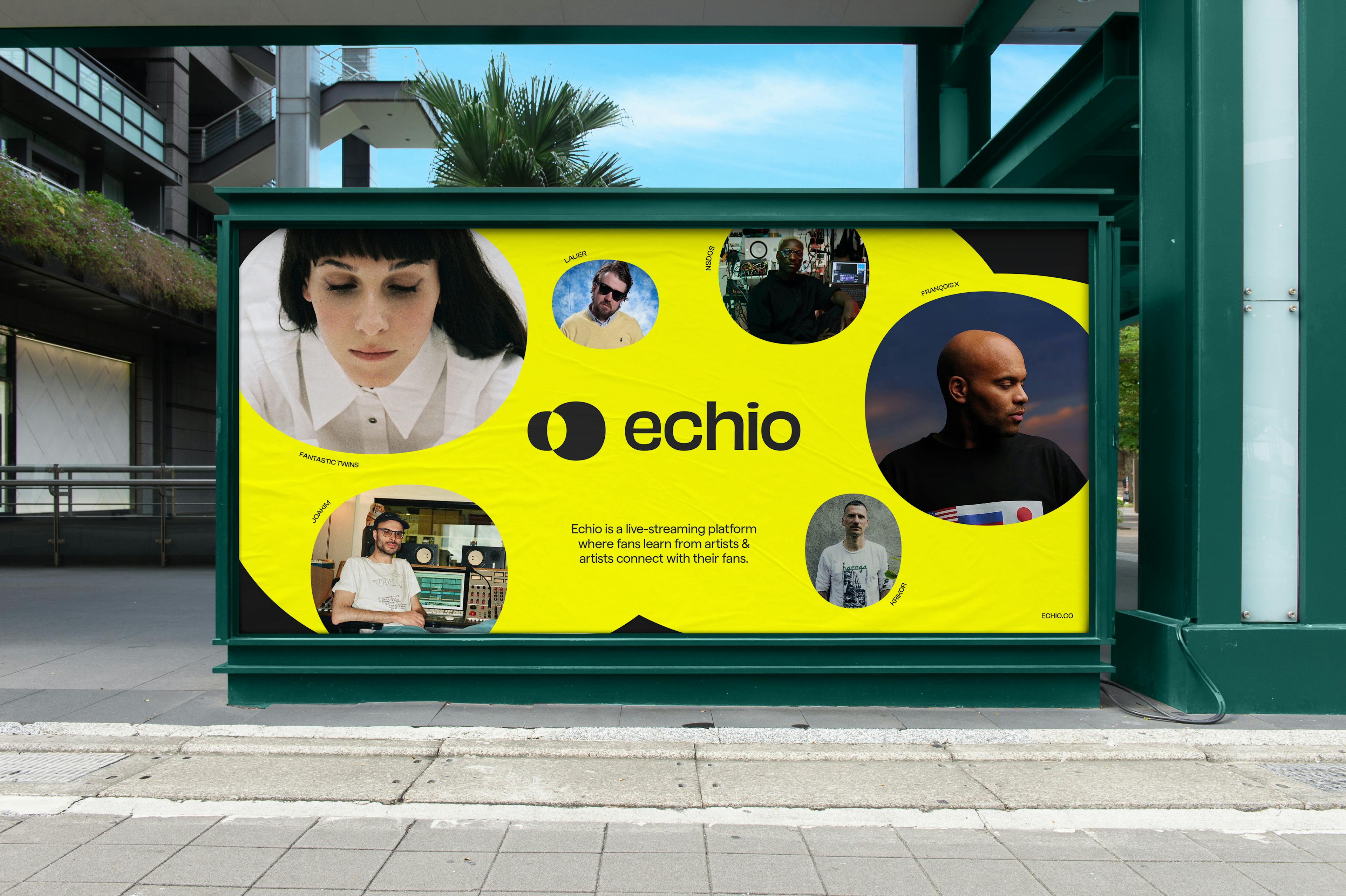 Banner design for Echio.