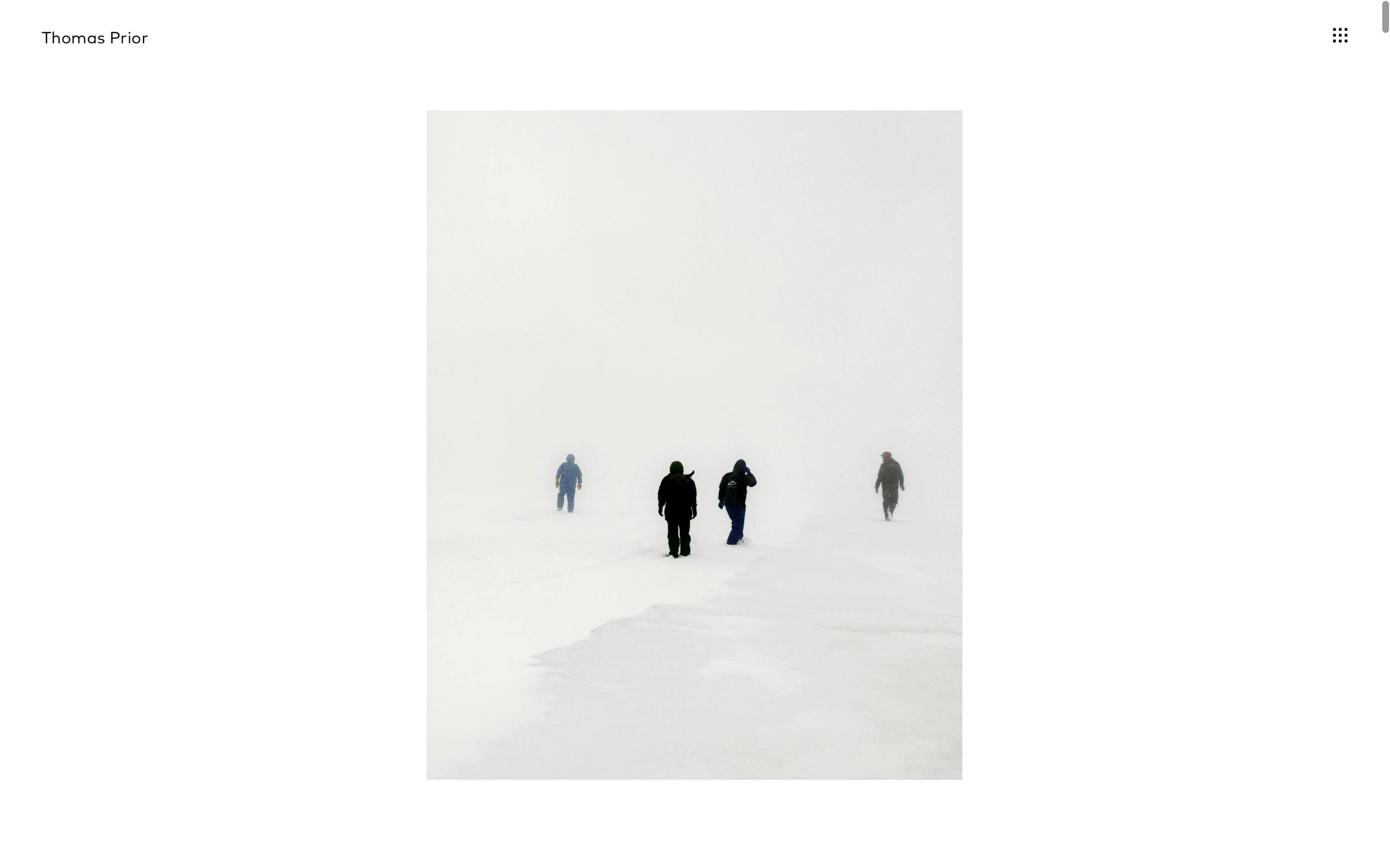 Portfolio section on desktop