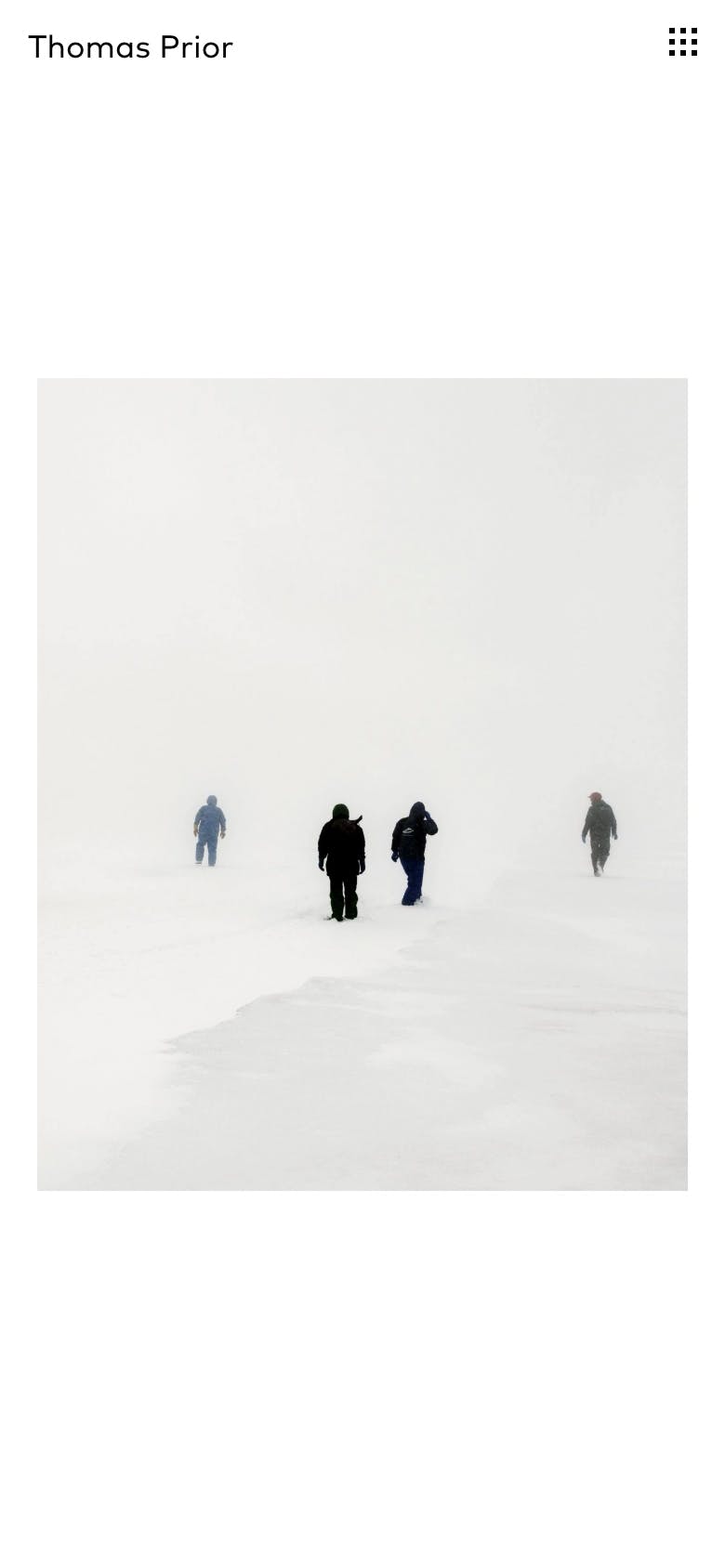 Portfolio section on mobile