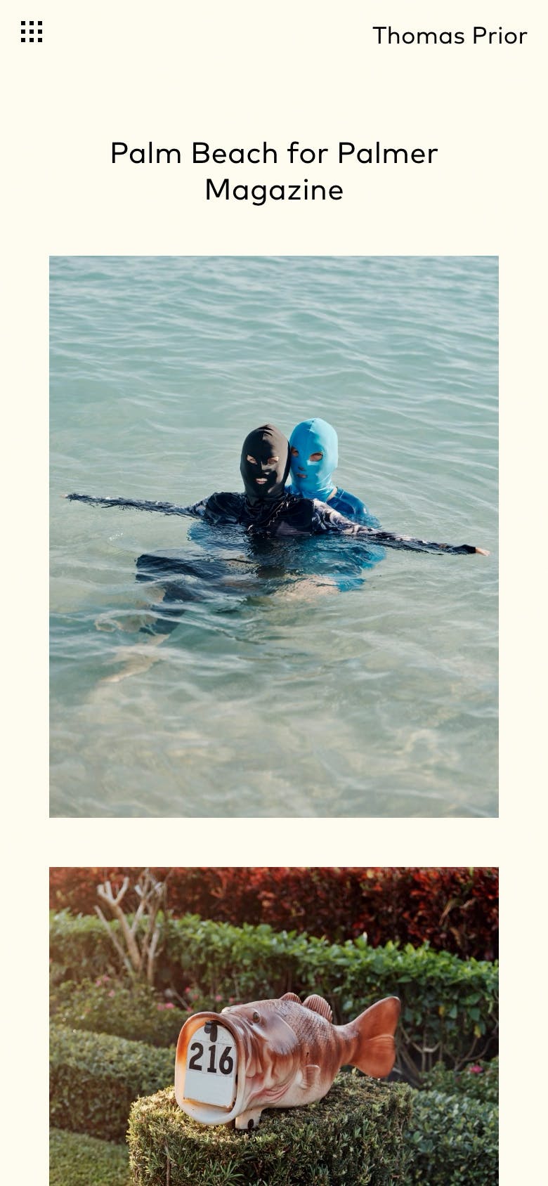 Journal section on mobile