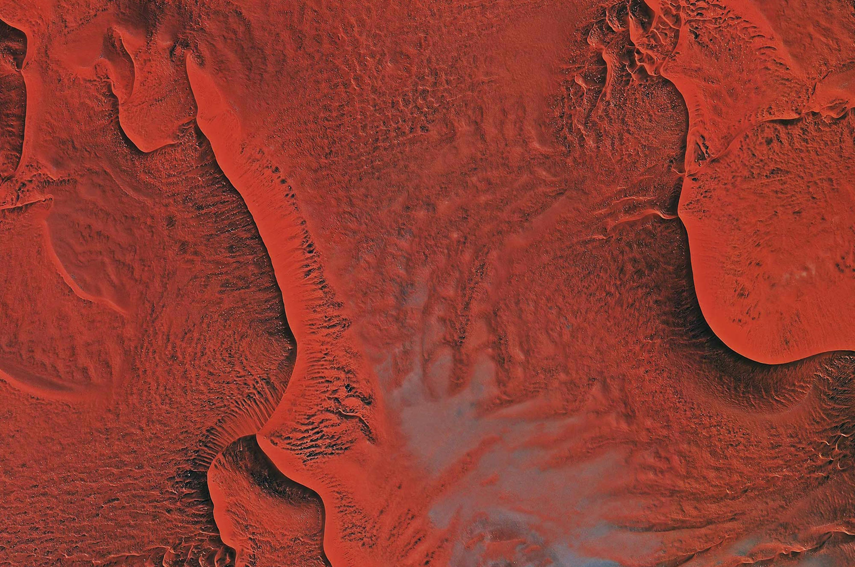 Satellite infrared image