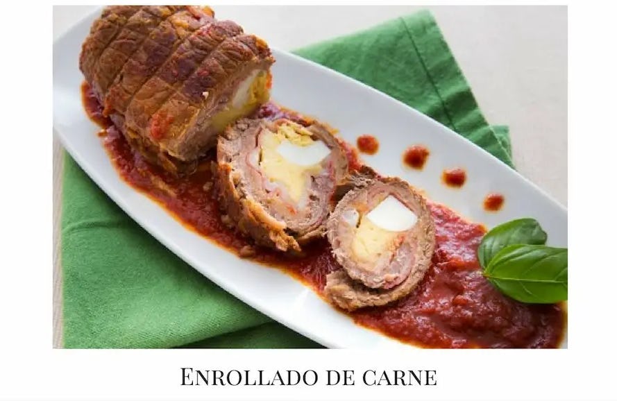 Enrollado de carne