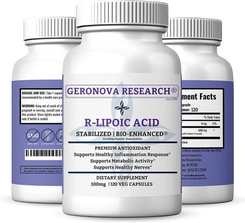 GeroNova Research Stabilized Bio-Enhanced R-Lipoic