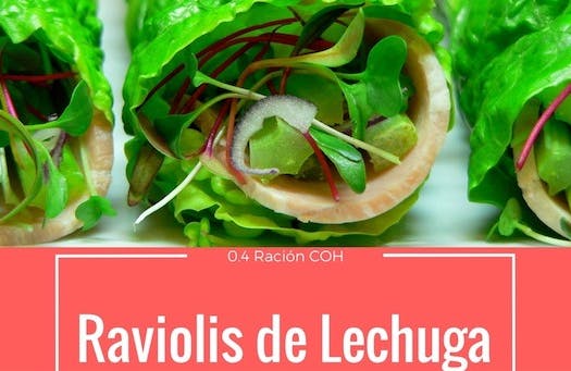 Raviolis de Lechuga para un Almuerzo de Verano
