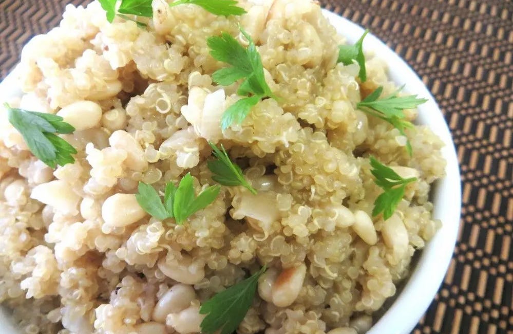 Quinoa con Cebolla Caramelizada