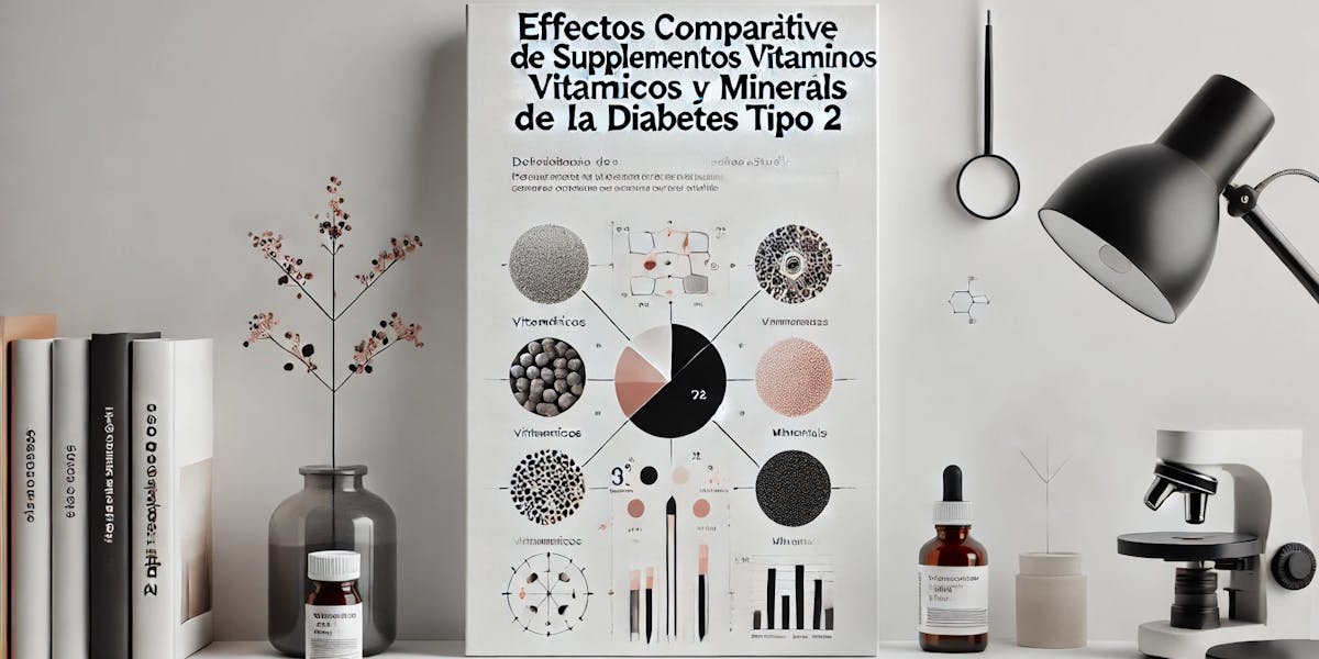 Efectos comparativos de suplementos vitamínicos y minerales
