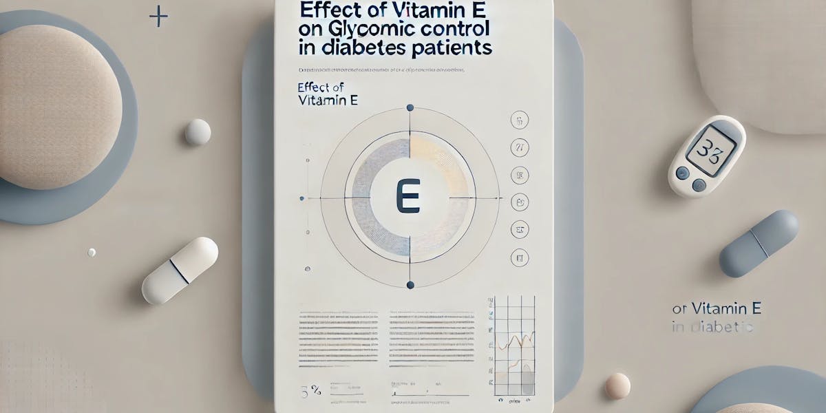Effect of Vitamin E on Glycemic Control in Diabetic Patients