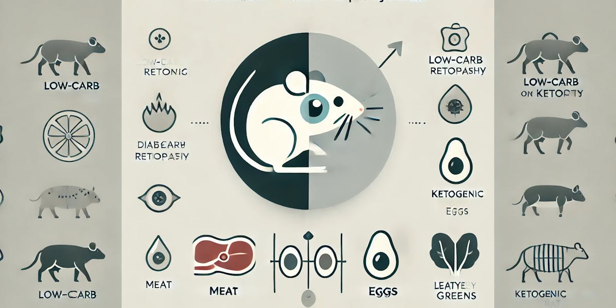 Low-Carb and Ketogenic Diets Reduce Diabetic Retinopathy in Rats