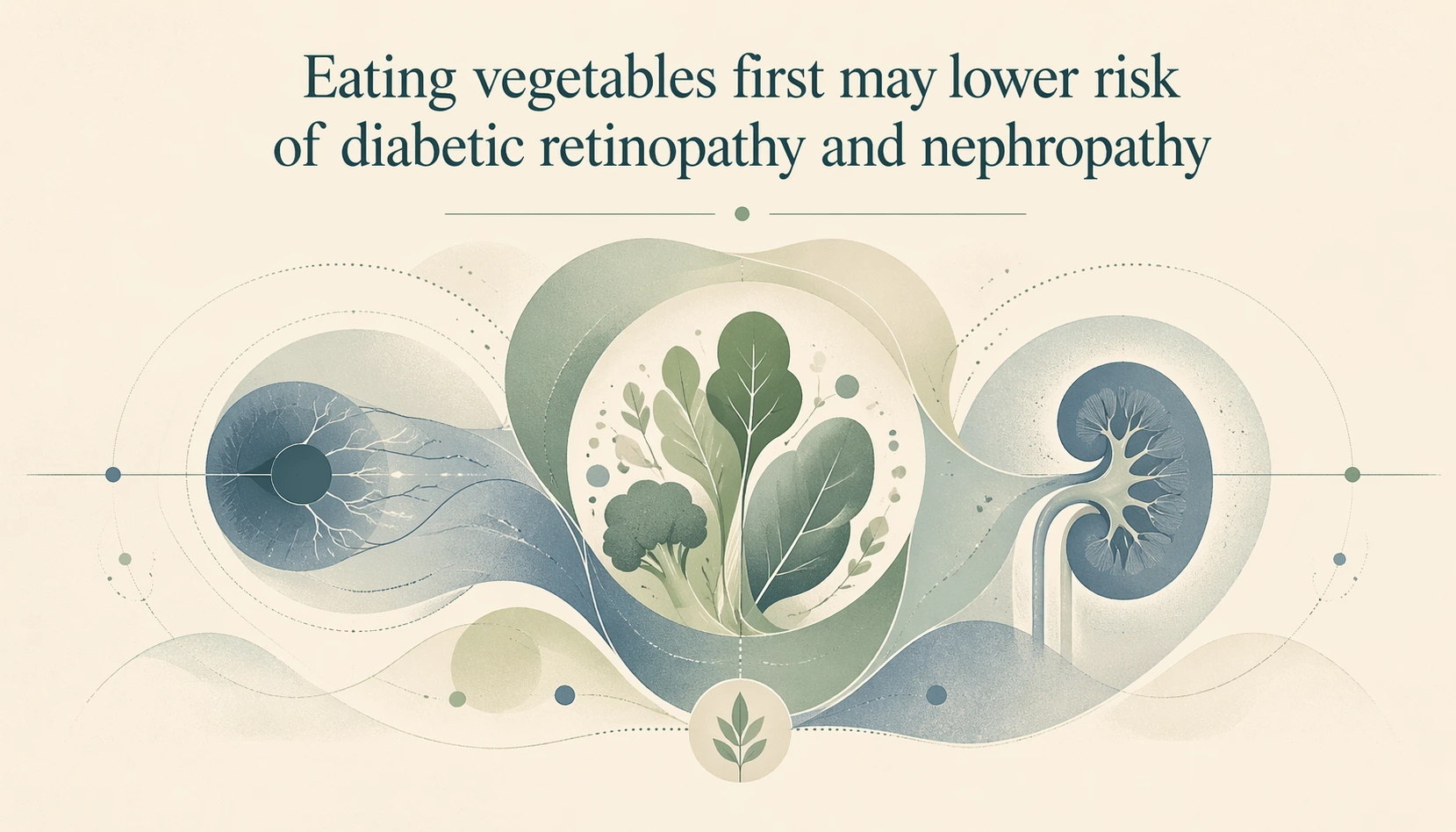 Eating vegetables first may lower risk of diabetic retinopathy and nephropathy