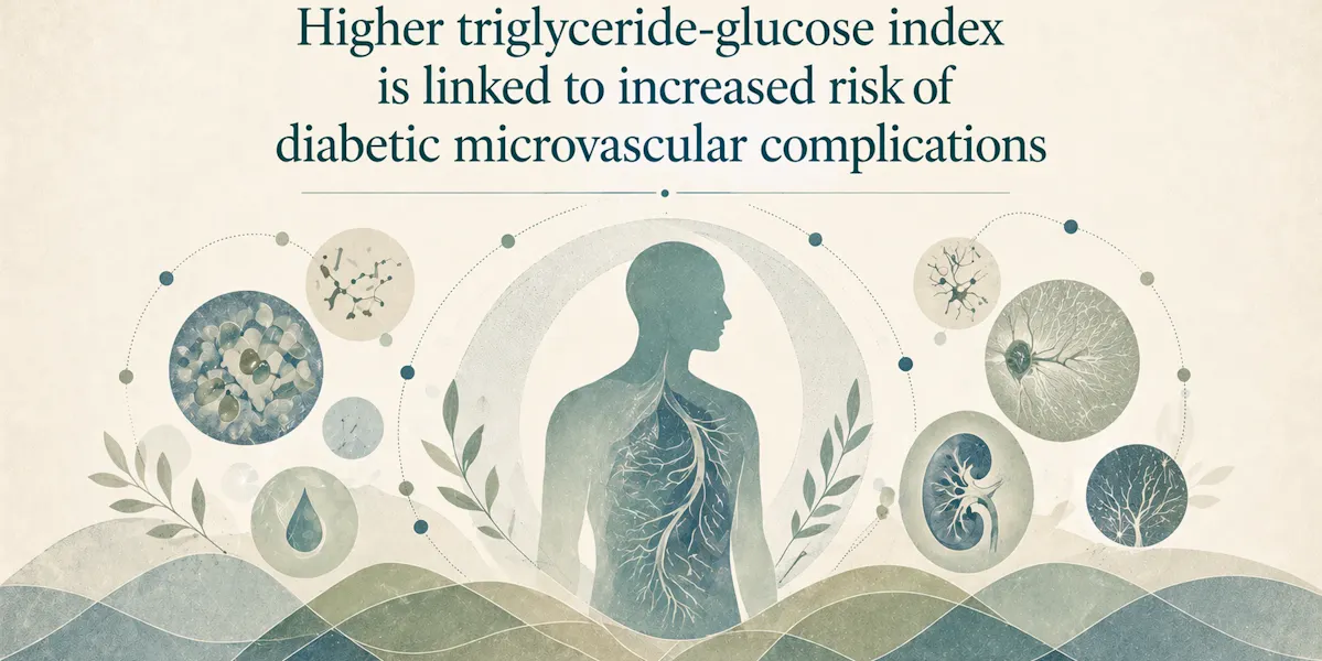 Higher triglyceride-glucose index is linked to increased risk of diabetic microvascular complications