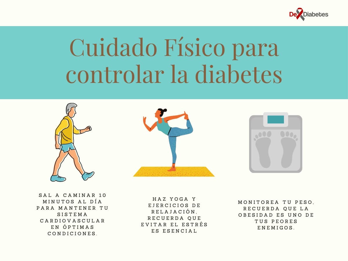 cuidado fisico para controlar la diabete