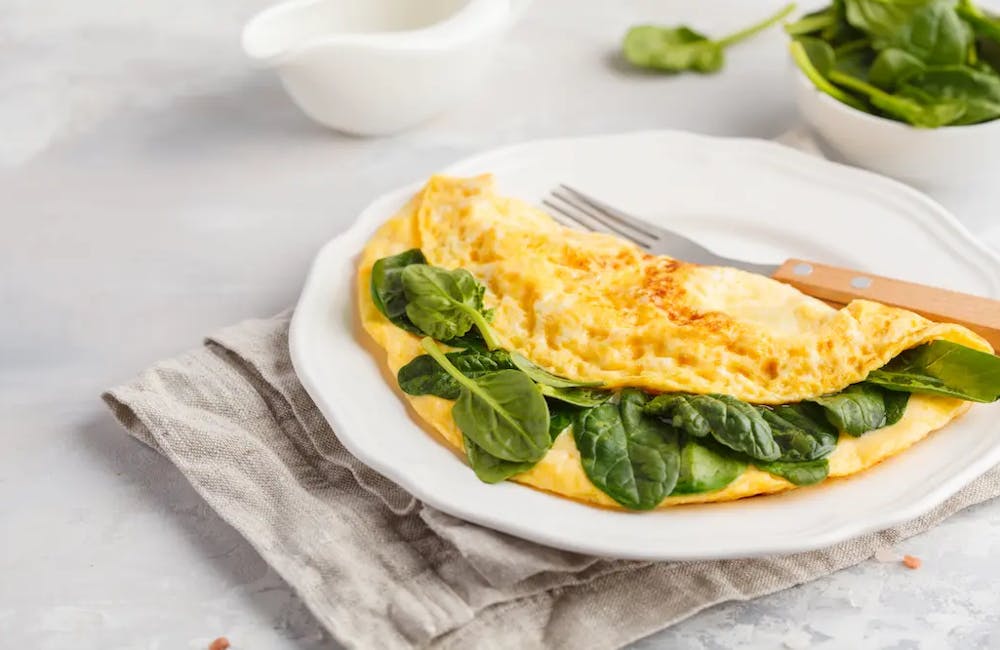 Tortilla de espinacas