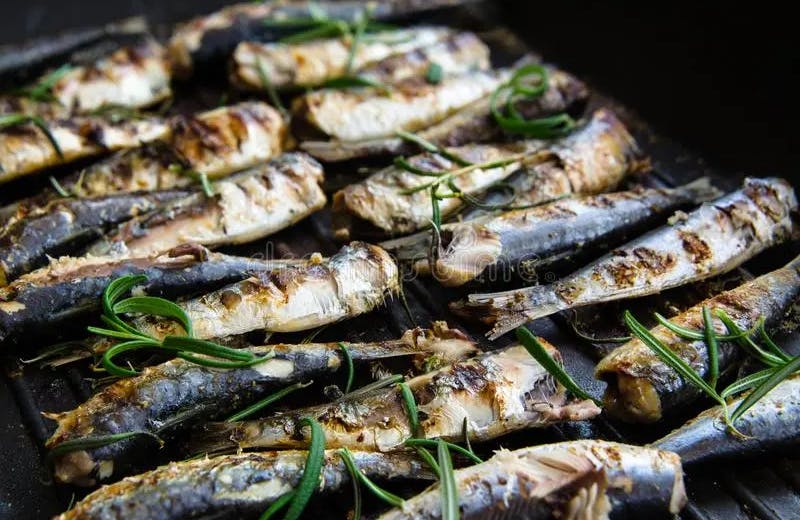 Sardinas, Ligeramente Sazonadas y a la Plancha