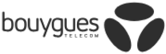 Bouygues telecom logo in black