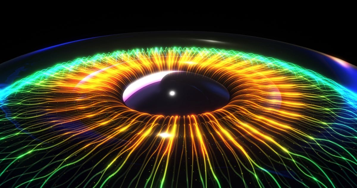 Ojo digital simbolizando tecnología de Computer Vision