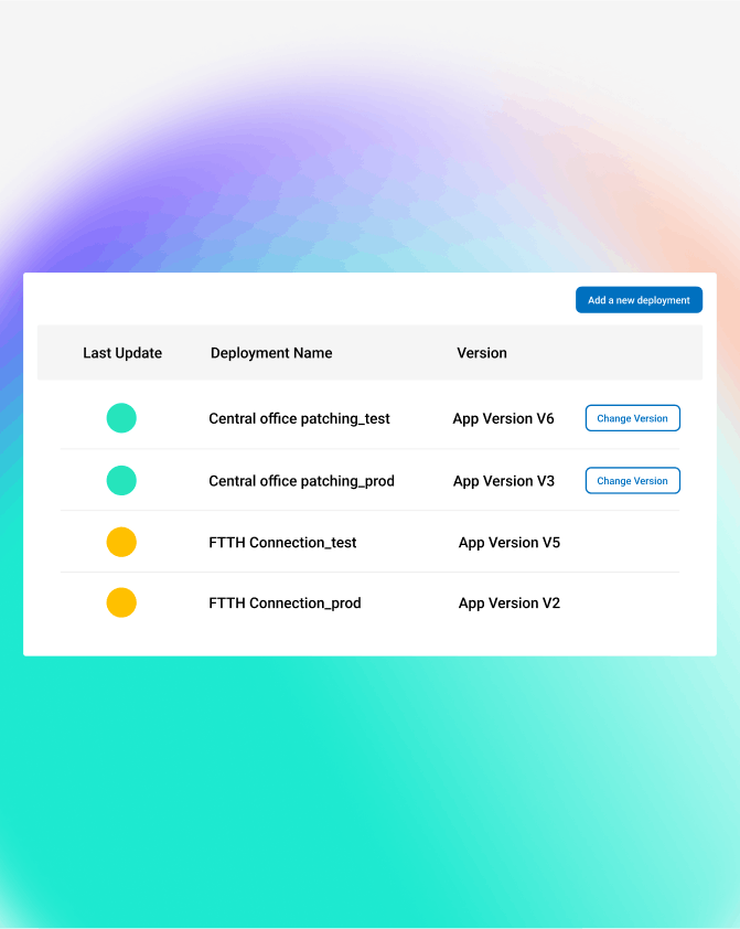 Deployment Center of Deepomatic platform