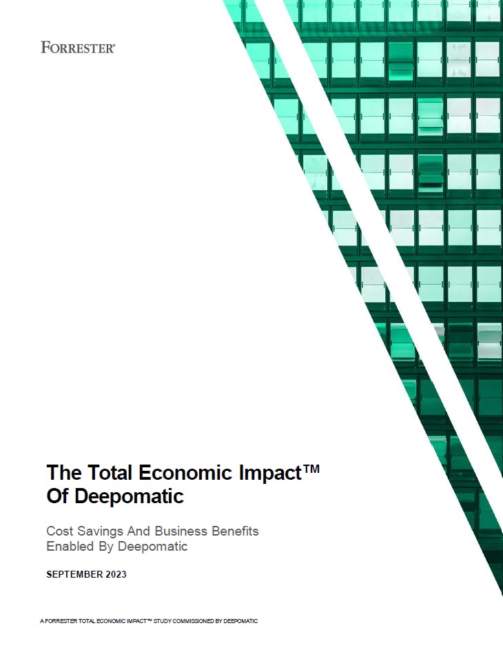 The Total Economic Impact™ of Deepomatic, powered by Forrester