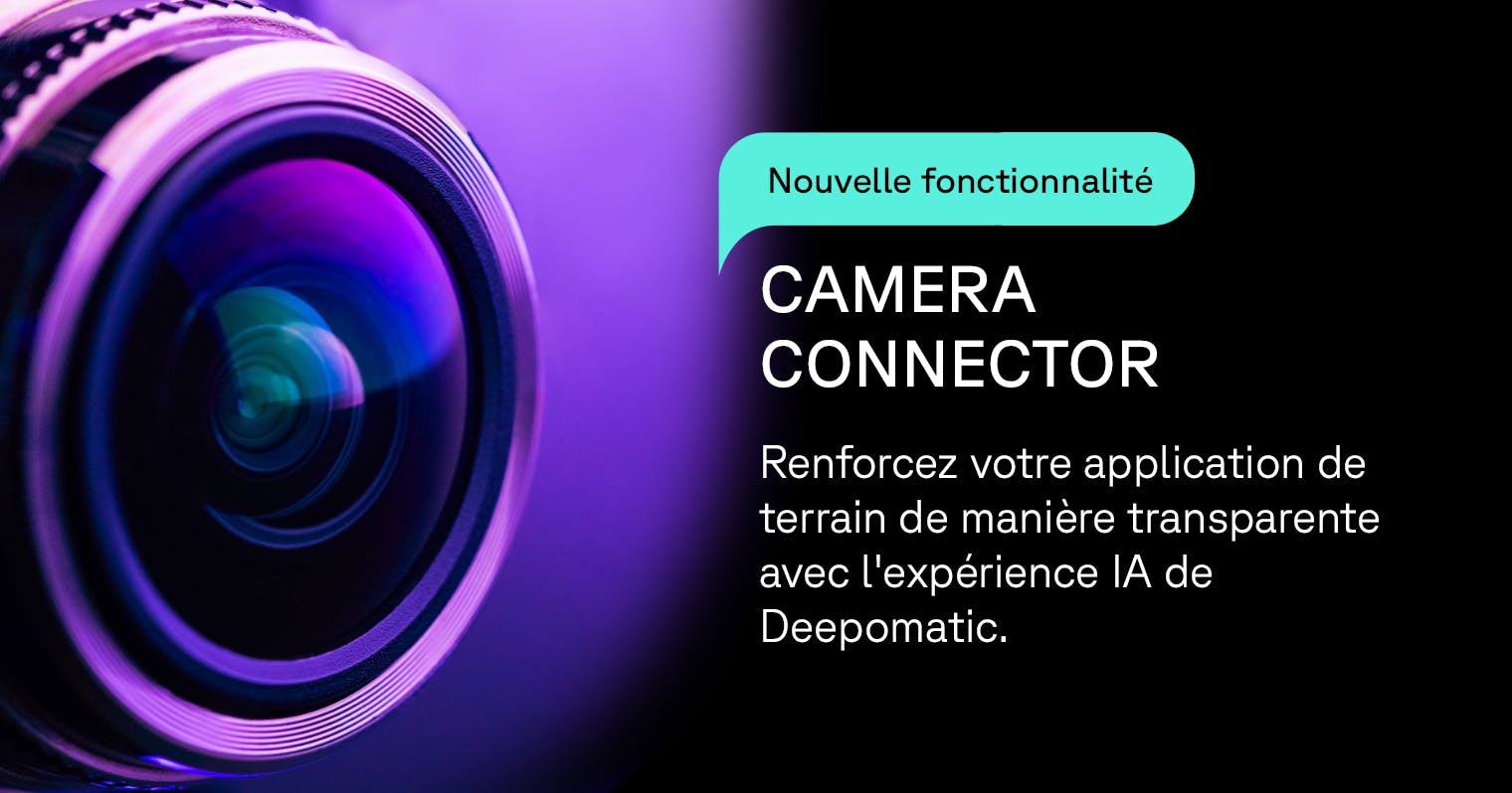 banner de nouvelle fonctionnalité - camera connector