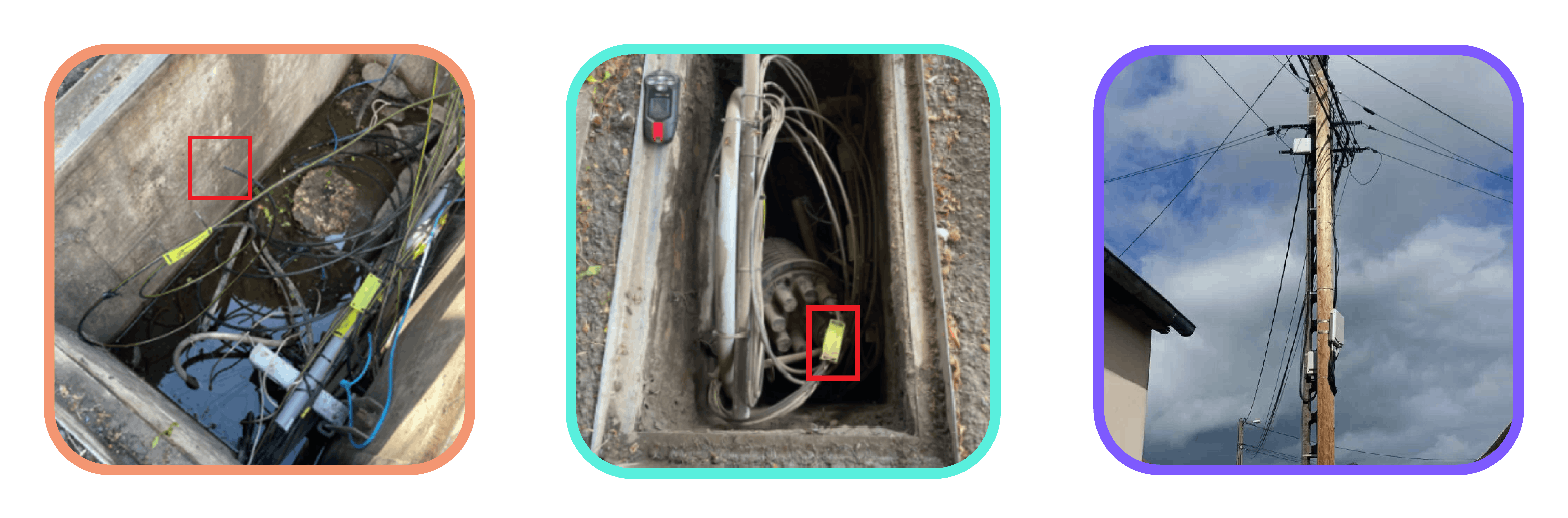 Anomalies detected on FTTH infrastrasctures by Deepomatic's Computer Vision systems