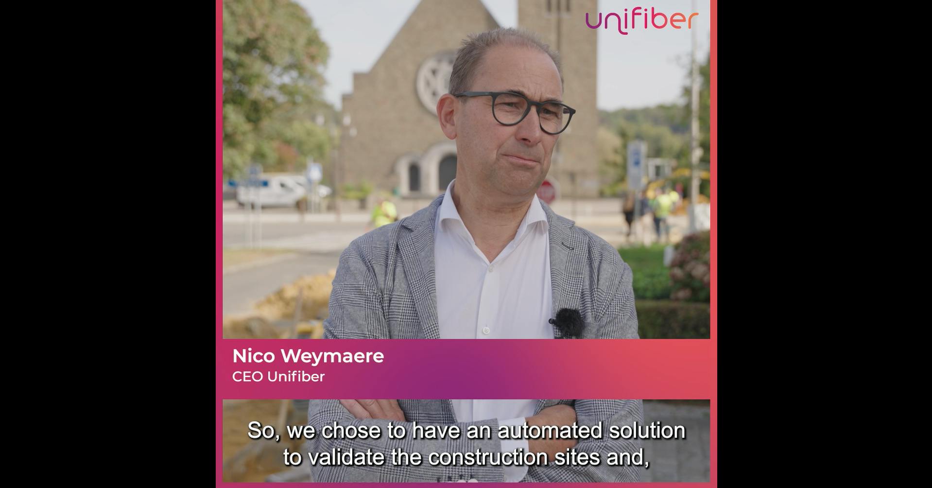 Nico Waymaere, CEO of Unifiber, talking about Deepomatic's solution