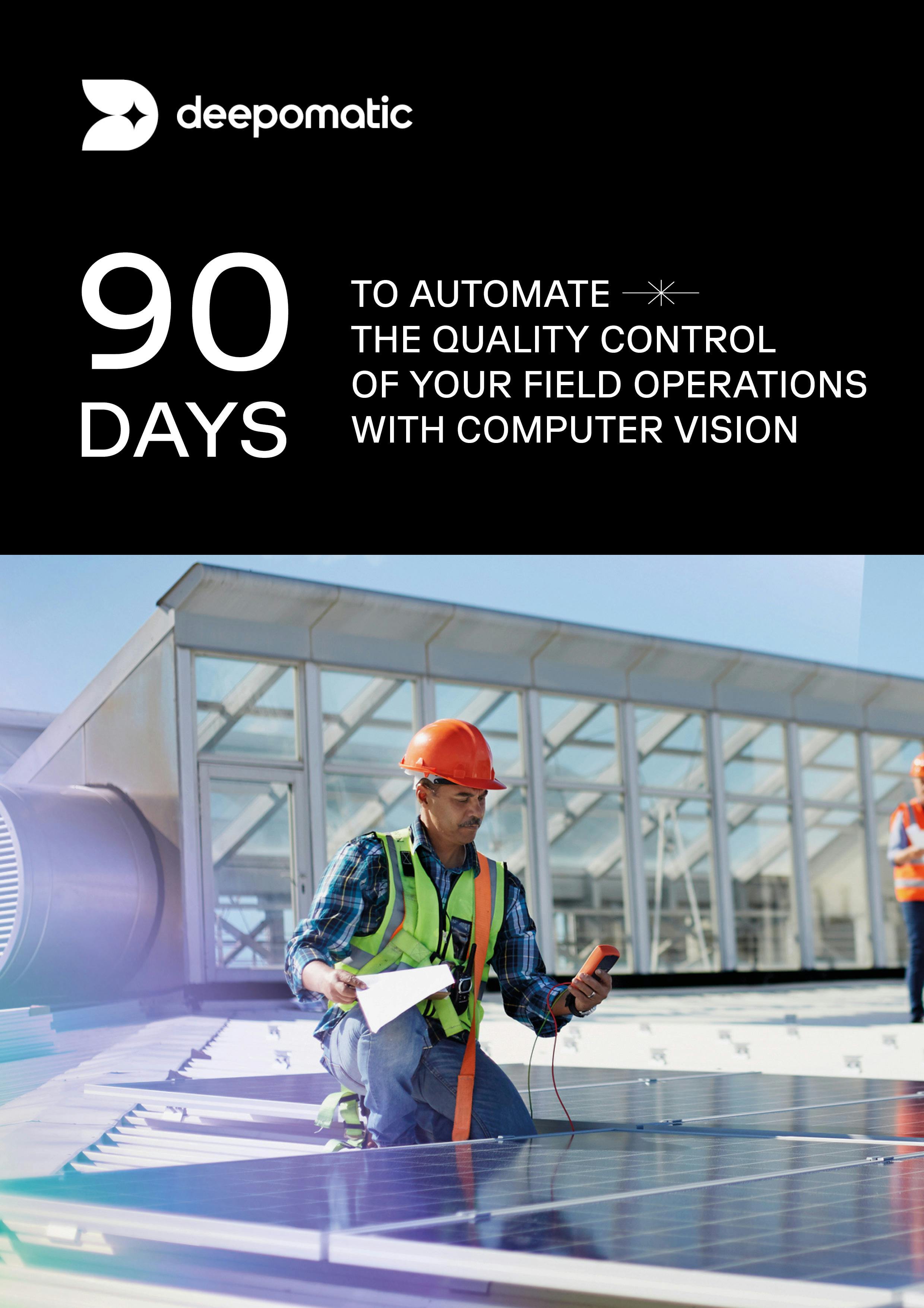 90 days to automate QC with Computer Vision, Guidebook cover