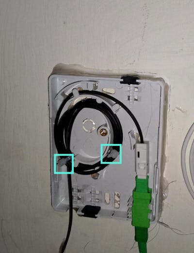 Fiber termination point