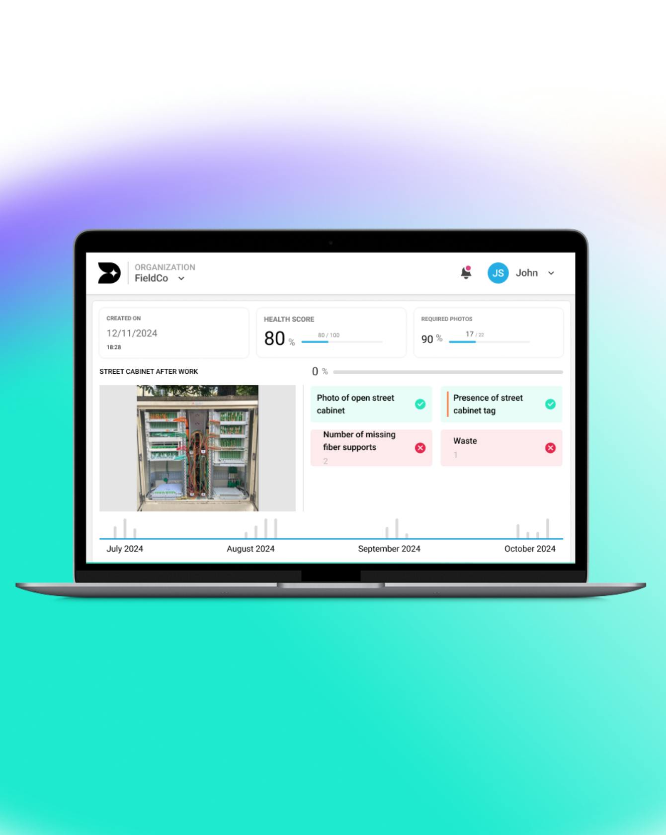 Deepomatic's Asset Management dashboard