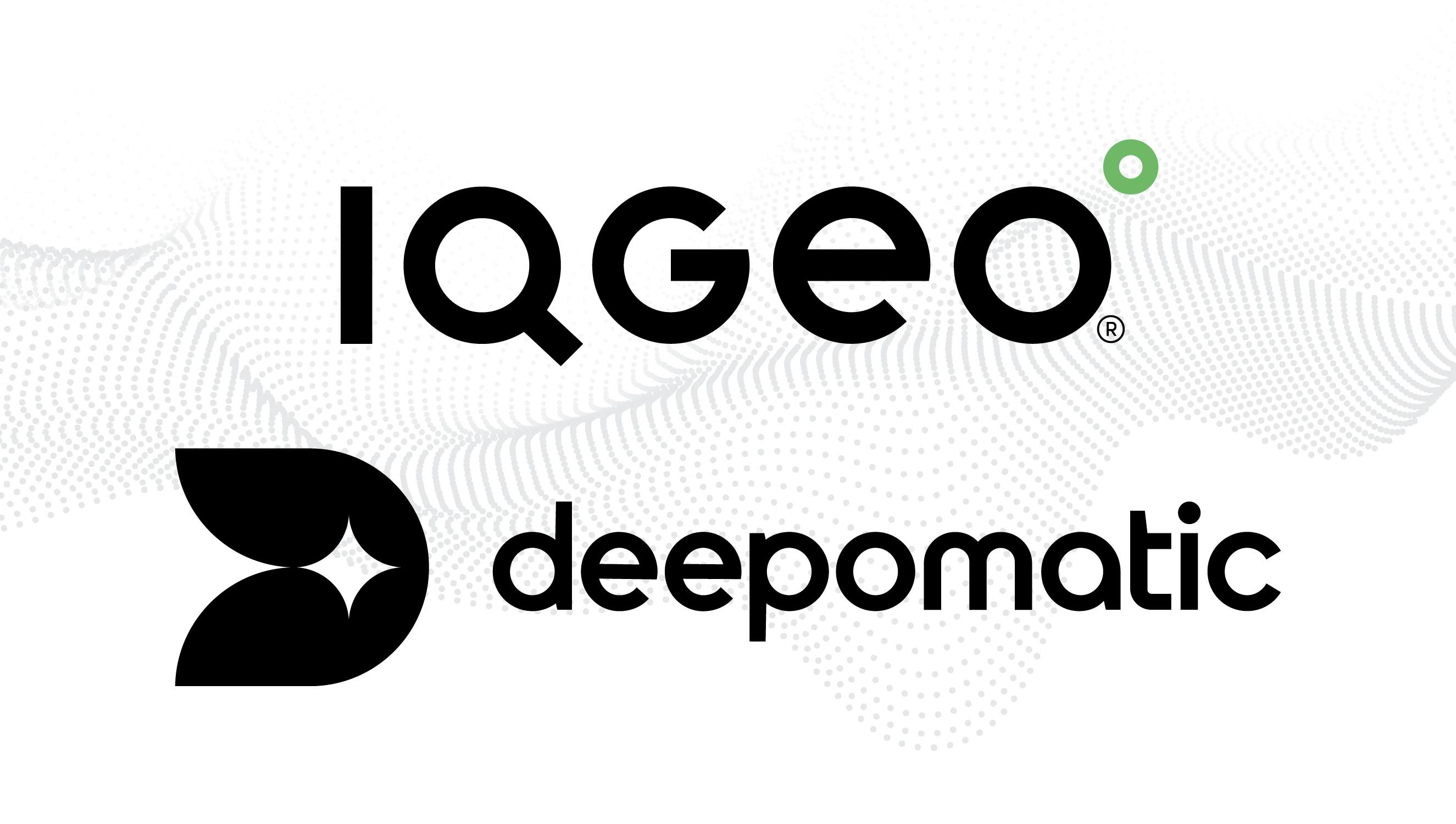 Bannière des logos IQGeo & Deepomatic