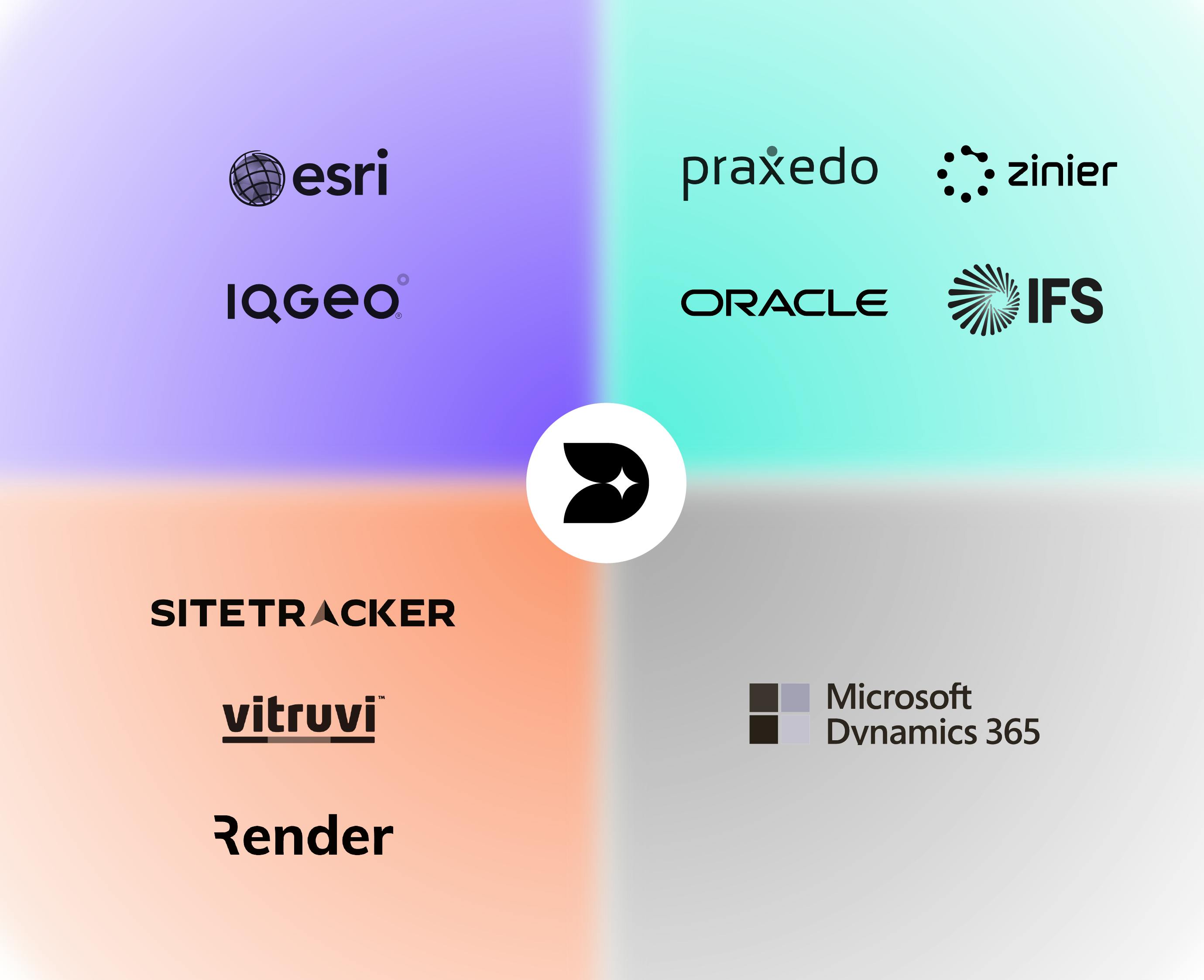 Logos of Deepomatic Technological Partners