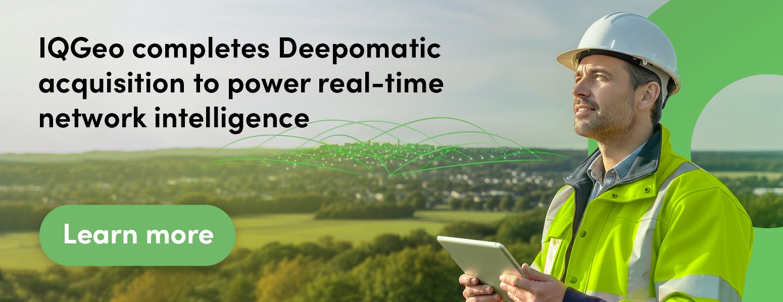 Banner - Deepomatic's acquisition by IQGeo